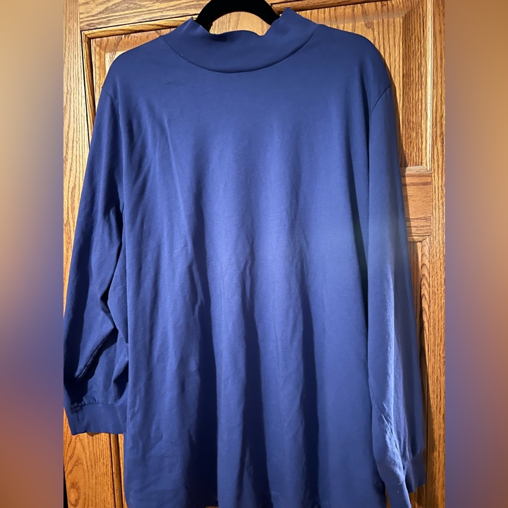 Plus size woman’s mock turtleneck, never worn. Woman’s within 4X, 34W 36W